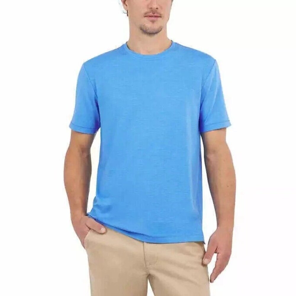 NWOT Lands' End Men's M Blue Crew Neck T-Shirt